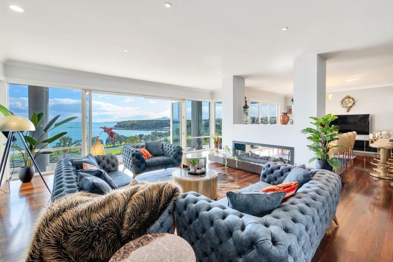 Orakei Grandeur Mansion With Sea Views & Pool Villa Auckland Bagian luar foto