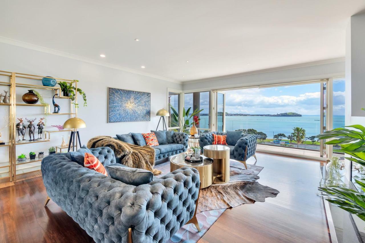 Orakei Grandeur Mansion With Sea Views & Pool Villa Auckland Bagian luar foto